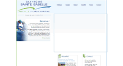 Desktop Screenshot of clinique-sainte-isabelle.org
